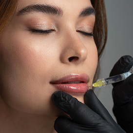 Lip filler injection for the Injectables treatment menu